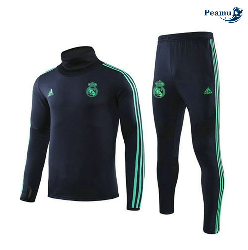 Fato de Treino Real Madrid Crianças Azul navy Collo Alto 2019-2020