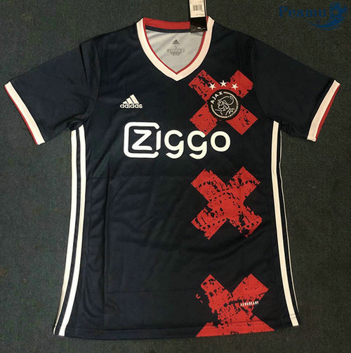 Camisola Futebol Ajax Preto 2020-2021