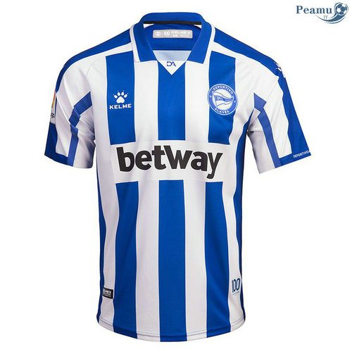 Camisola Futebol Alaves Principal Equipamento 2020-2021