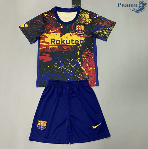 Camisola Futebol Barcelona Crianças Pre-Match 2020-2021
