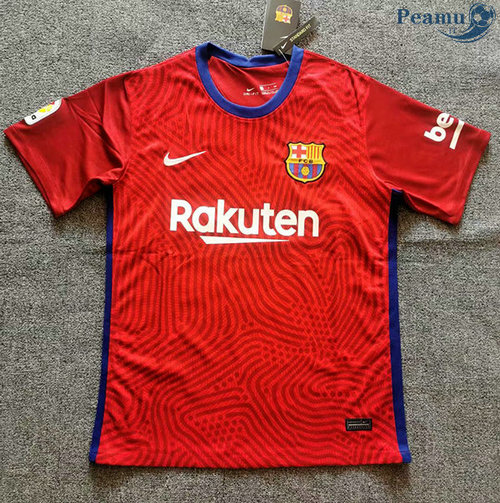Camisola Futebol Barcelona Entrainement Vermelho 2020-2021