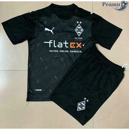 Camisola Futebol Borussia Monchengladbach Crianças Alternativa Equipamento 2020-2021