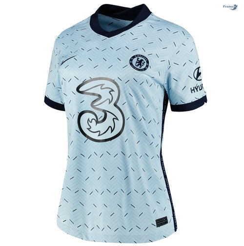 Camisola Futebol Chelsea Mulher Alternativa Equipamento 2020-2021