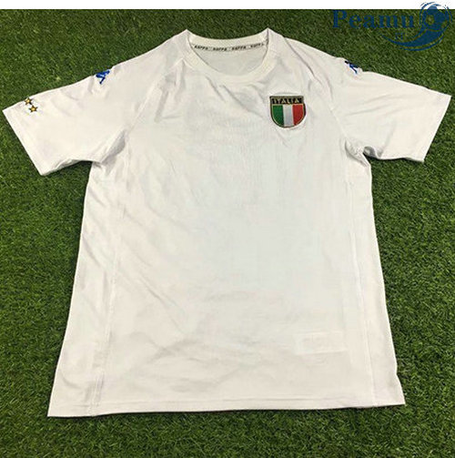 Camisola Rétro Italia Alternativa Equipamento Branco 2000