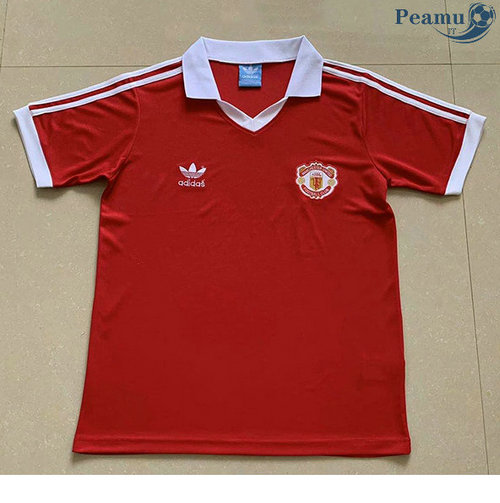 Camisola Rétro Manchester United Principal Equipamento 1980