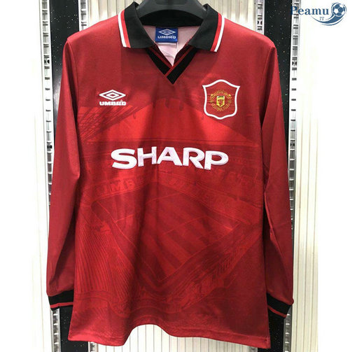 Camisola Rétro Manchester United Principal Equipamento Manche Longue 1994-96