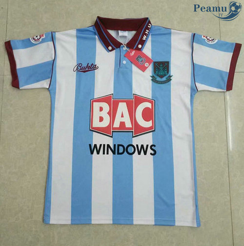 Camisola Rétro West Ham United Alternativa Equipamento 1991-92