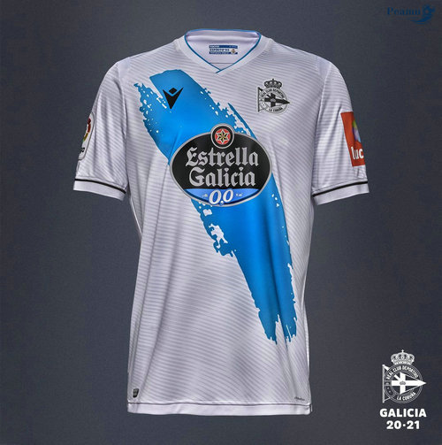 Camisola Futebol Deportivo Coruna Alternativa Equipamento 2020-2021