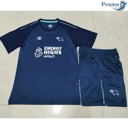 Camisola Futebol Derby County Crianças Alternativa Equipamento 2020-2021