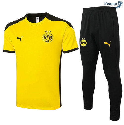 Kit Camisola Entrainement Borussia Dortmund + Pantalon Amarelo 2020-2021