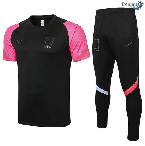 Kit Camisola Entrainement Coréia + Pantalon Preto 2020-2021