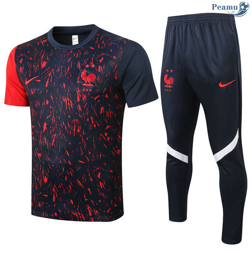 Kit Camisola Entrainement França + Pantalon Preto 2020-2021