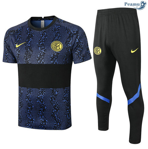 Kit Camisola Entrainement Inter Milan + Pantalon Azul/Preto 2020-2021