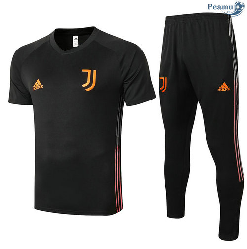 Kit Camisola Entrainement Juventus + Pantalon Preto 2020-2021