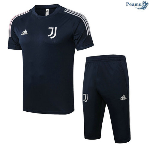 Kit Camisola Entrainement Juventus + Pantalon 3/4 Azul Marinho 2020-2021