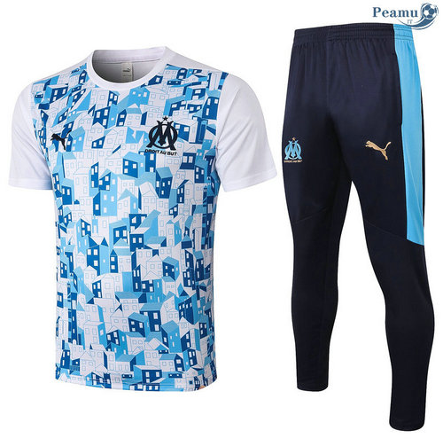 Kit Camisola Entrainement Marsella Branco 2020-2021