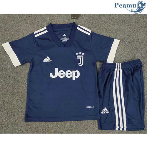 Camisola Futebol Juventus Crianças Azul 2020-2021