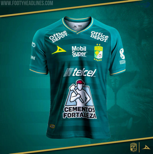 Camisola Futebol Leon Principal Equipamento 2020-2021