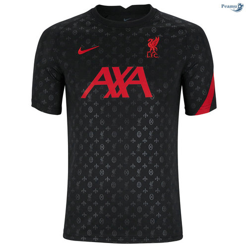 Camisola Futebol Liverpool pre-match Entrainement Preto 2020-2021