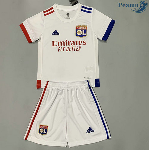 Camisola Futebol Lyon Crianças Principal Equipamento 2020-2021