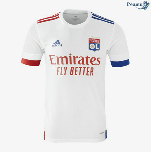 Camisola Futebol Lyon Principal Equipamento 2020-2021