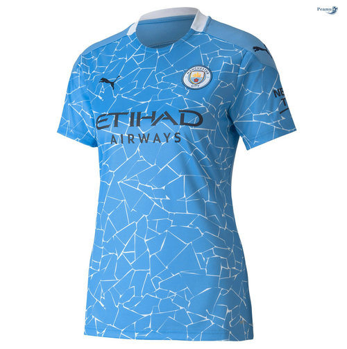 Camisola Futebol Manchester City Principal Equipamento Mulher 2020-2021