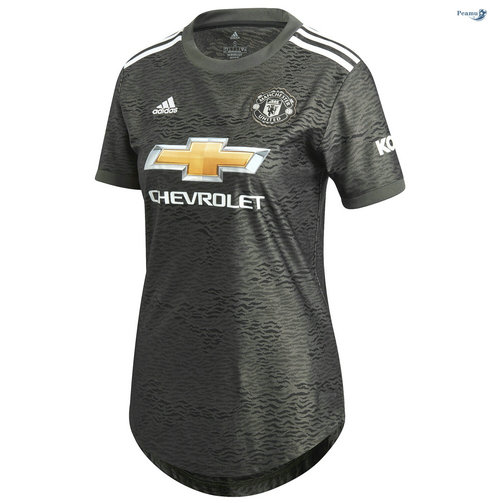 Camisola Futebol Manchester United Mulher Alternativa Equipamento 2020-2021