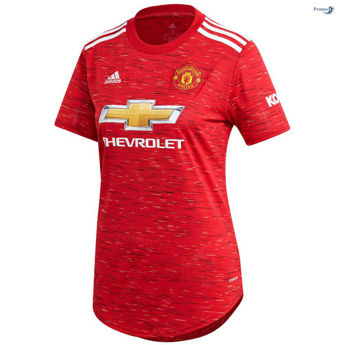 Camisola Futebol Manchester United Mulher Principal Equipamento 2020-2021