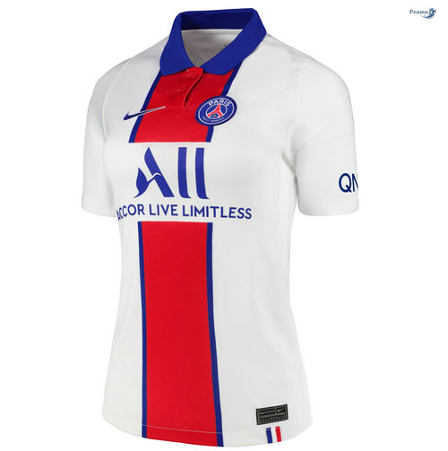 Camisola Futebol PSG Mulher Alternativa Equipamento 2020-2021 2020-2021