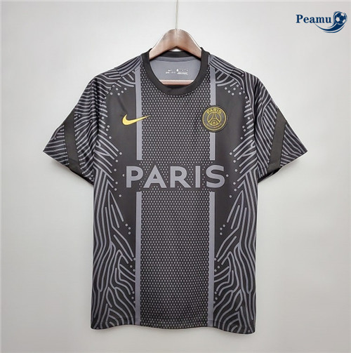 Camisola Futebol PSG Entrainement Preto 2020-2021