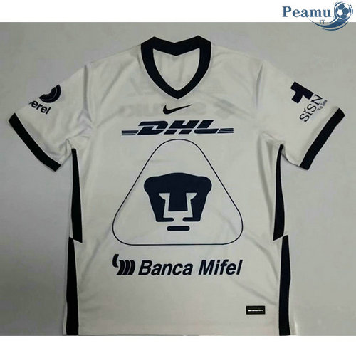 Camisola Futebol Pumas Branco 2020-2021