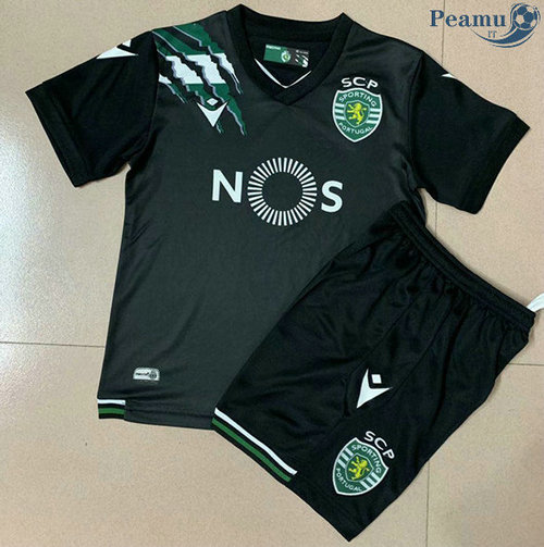 Camisola Futebol Sporting Lisbon Crianças Alternativa Equipamento 2020-2021