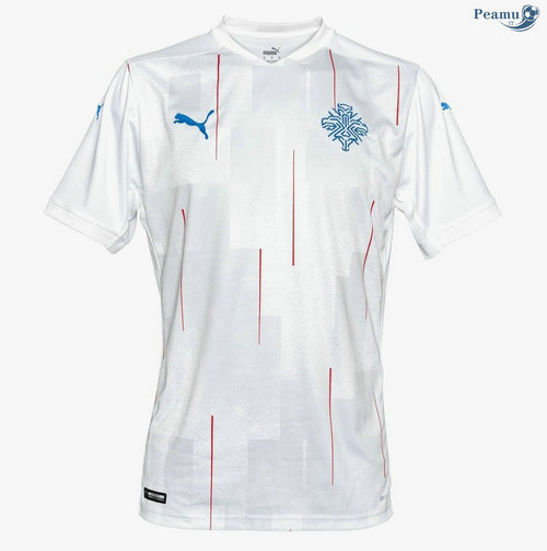 Camisola Futebol Islandia Alternativa Equipamento 2020-2021