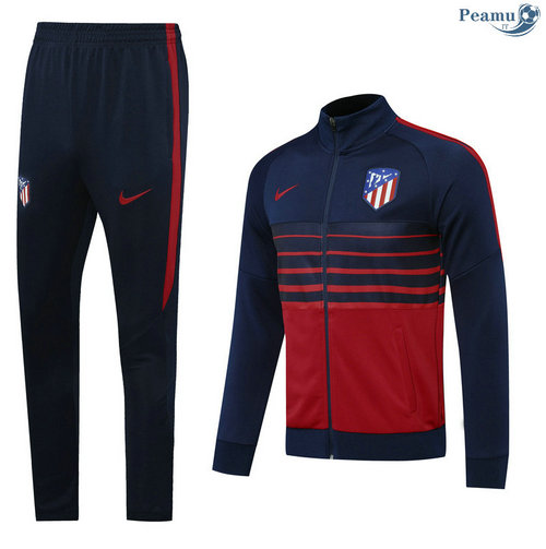 Casaco de Fato de Treino Atletico Madrid Azul Marinho/Vermelho 2020-2021