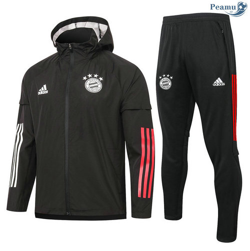 Windrunner Fato de Treino Bayern de Munique Preto 2020-2021