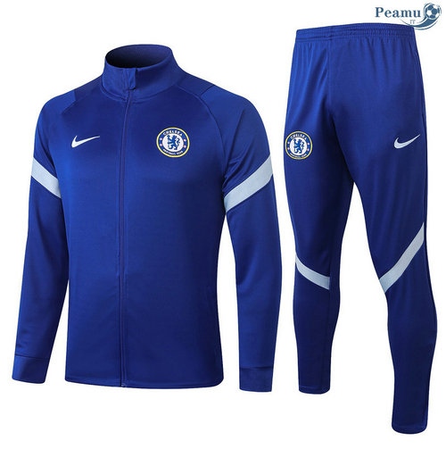 Casaco de Fato de Treino Chelsea Azul Coronel Rond 2020-2021