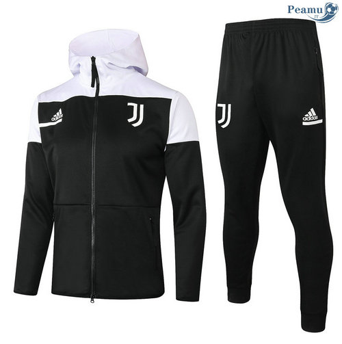 Sweat de Fato de Treino Juventus Preto/Branco 2020-2021