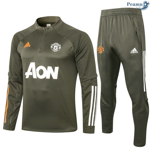 Fato de Treino Manchester United Armée Verdee 2020-2021