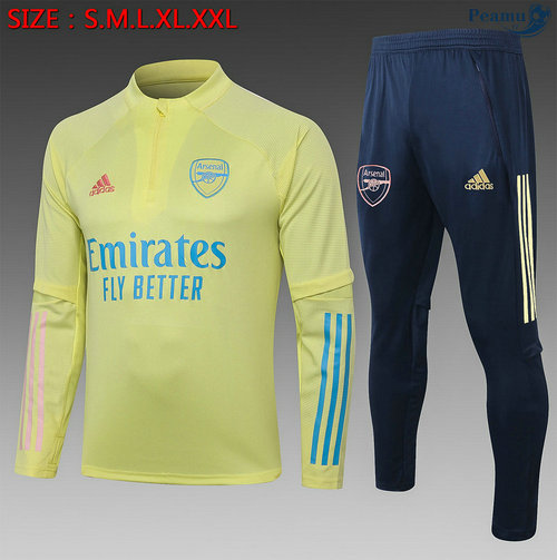 Fato de Treino Arsenal Crianças Amarelo 2020-2021