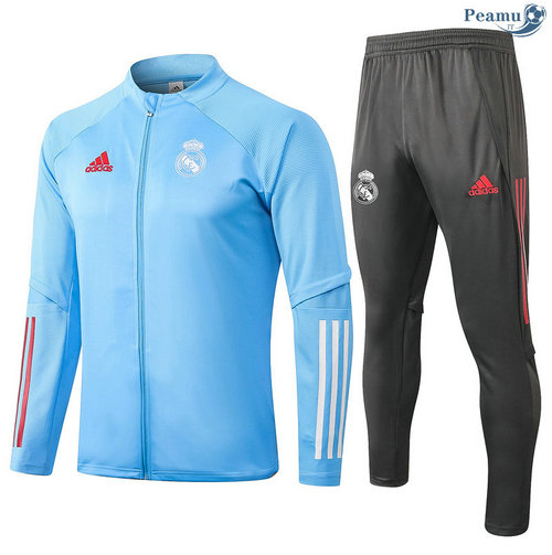 Casaco de Fato de Treino Real Madrid Crianças Azul clair 2020-2021