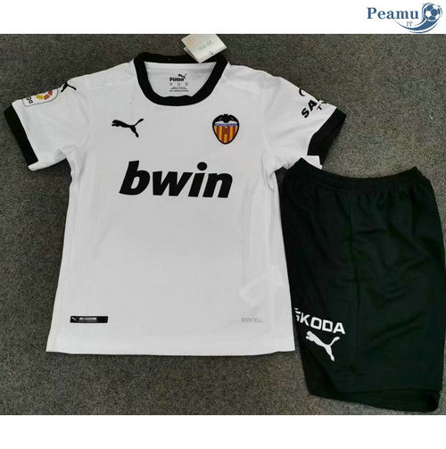 Camisola Futebol Valencia Crianças Principal Equipamento 2020-2021