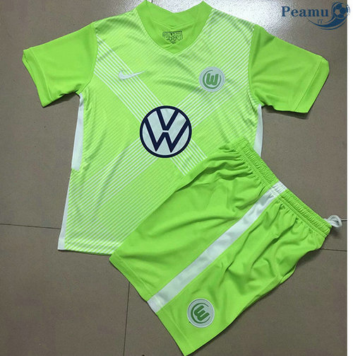 Camisola Futebol VfL Wolfsburg Crianças Principal Equipamento 2020-2021