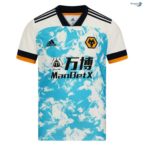 Camisola Futebol Wolverhampton Alternativa Equipamento 2020-2021