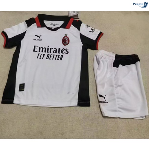 Camisola Futebol AC Milan Crianças Alternativa Equipamento 2026-2027