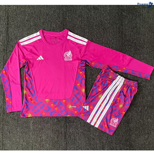 Camisola Futebol Alemanha Crianças Equipamento Goleiro mangas compridas naranja 2026-2027