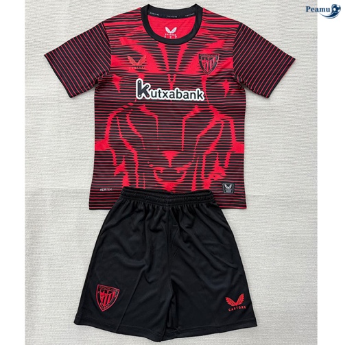 Camisola Futebol Athletic Bilbao Crianças Cuatro Equipamento 2025-2026