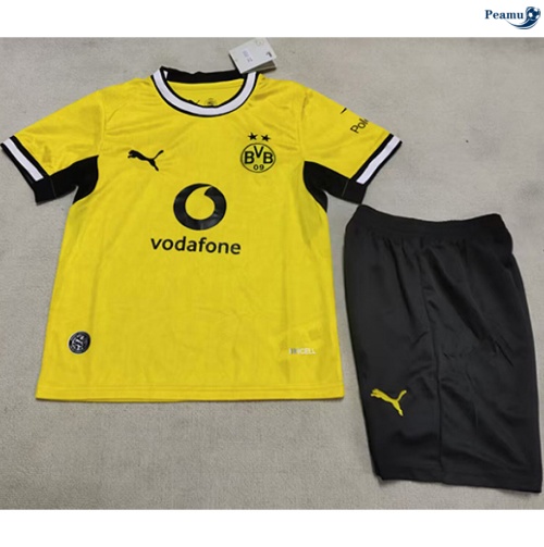 Camisola Futebol Borussia Dortmund Crianças Principal Equipamento 2026-2027