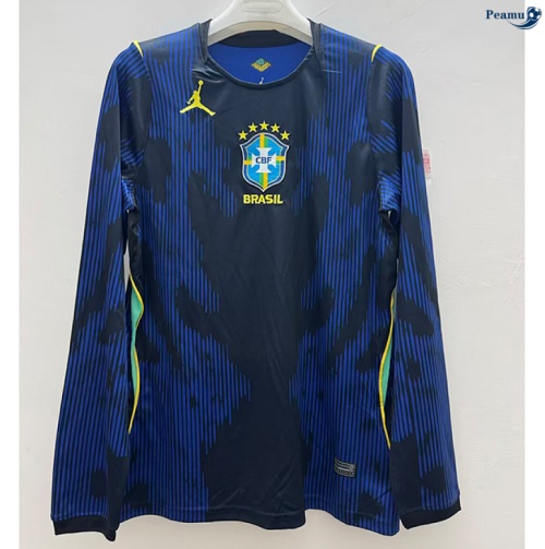 Camisola Futebol Brasil Alternativa Equipamento mangas compridas 2026-2027