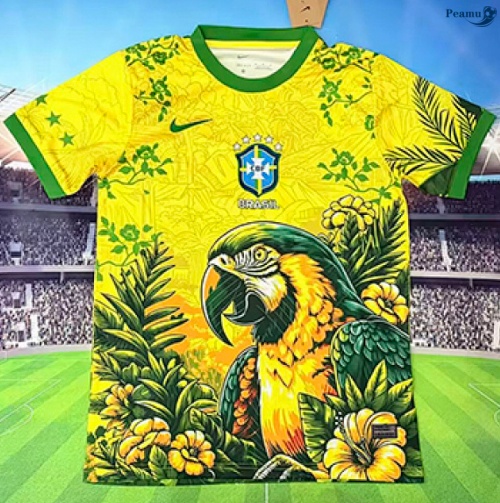 Camisola Futebol Brasil Equipamento Especial Amarelo 2026-2027