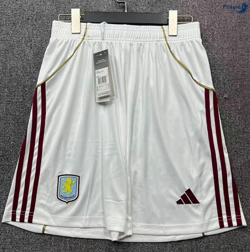 Camisola Futebol Aston Villa Calcoes Principal Equipamento 2025-2026